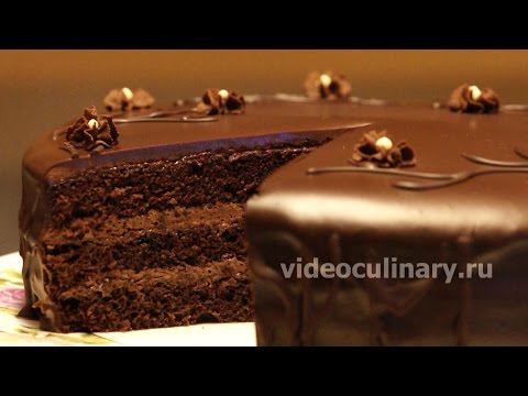 Простой шоколадный бисквитный торт Рецепт Бабушки Эммы