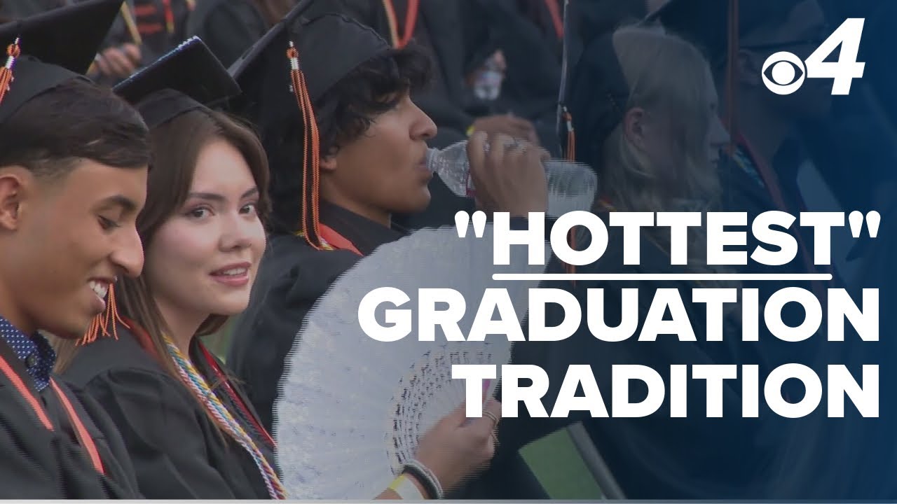 El Paso High grads endure scorching heat to keep graduation tradition ...