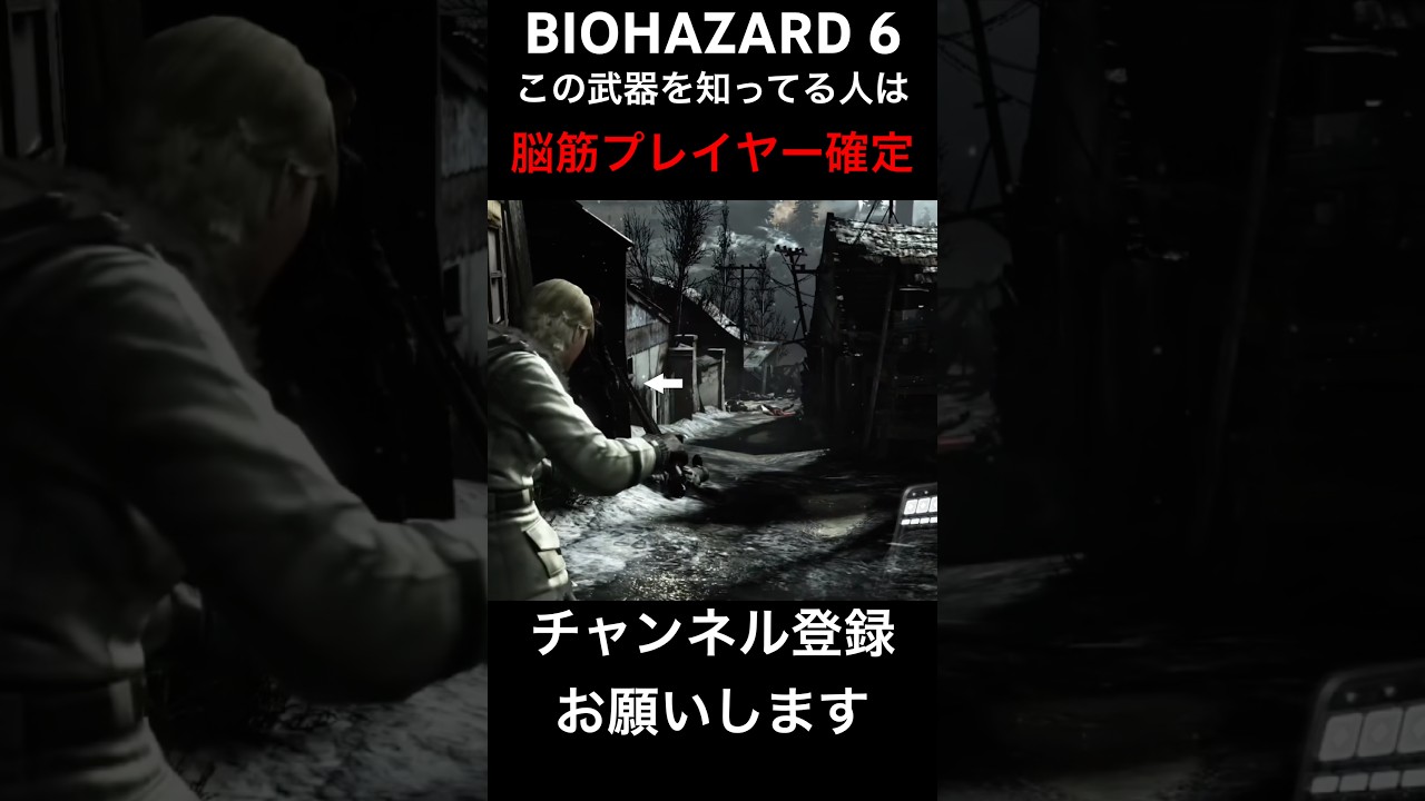 If you know this weapon, you're a muscle-brain player [BIOHAZARD 6