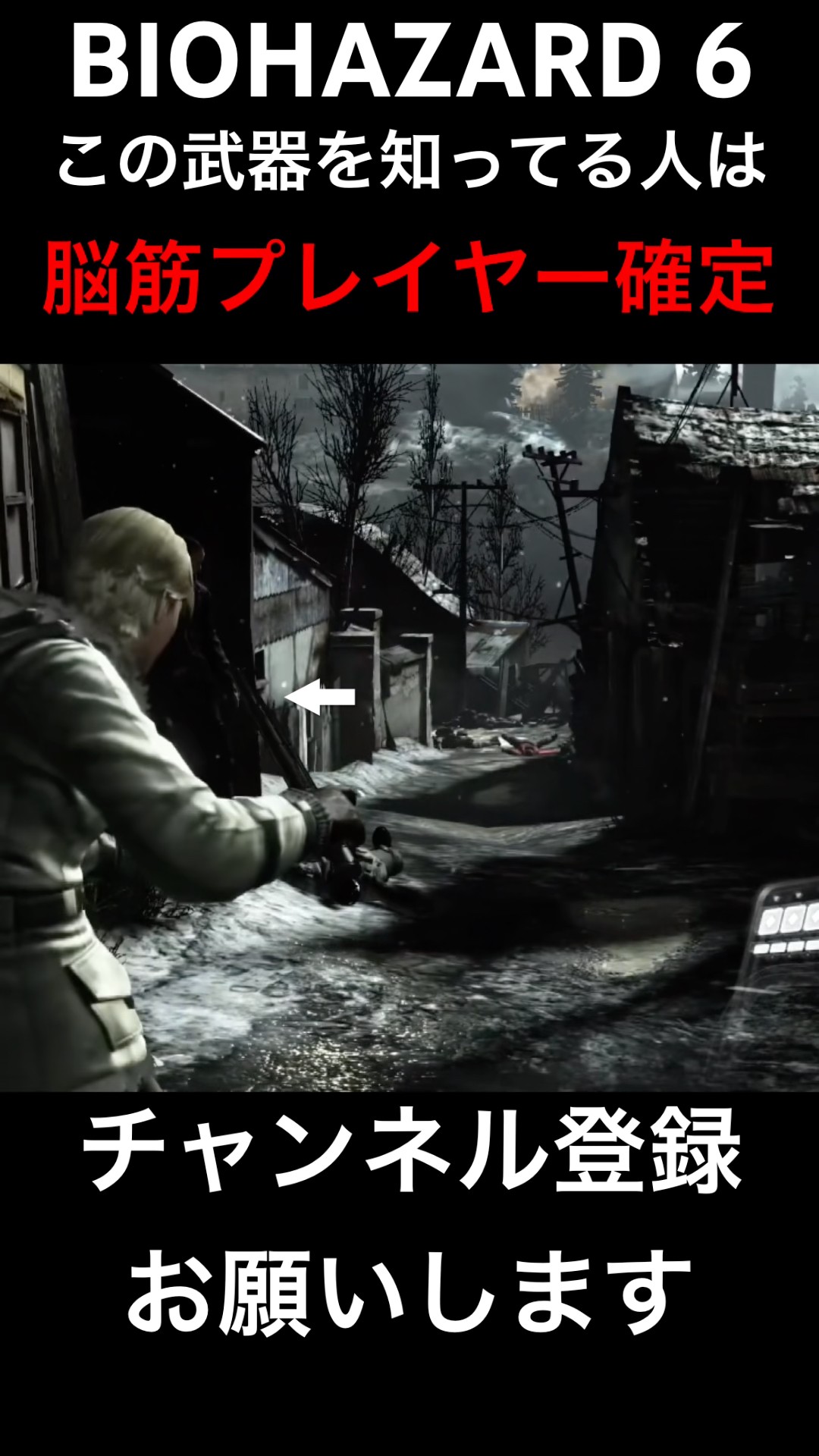 If you know this weapon, you're a muscle-brain player [BIOHAZARD 6