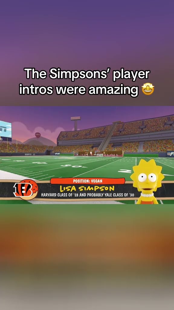 The Simpsons' player intros ?