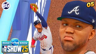 MLB The Show 25 RTTS Ronald Acuña Jr.: ¡ATRAPADAS ESPECTACULARES!