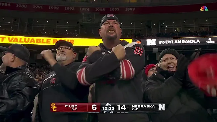 Andrew Marshall with the INT vs. USC | Nebraska Football | 11/01/25