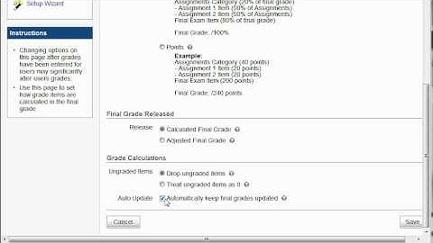 D2L 9.4.1 Releasing Final Calculated Grade to students