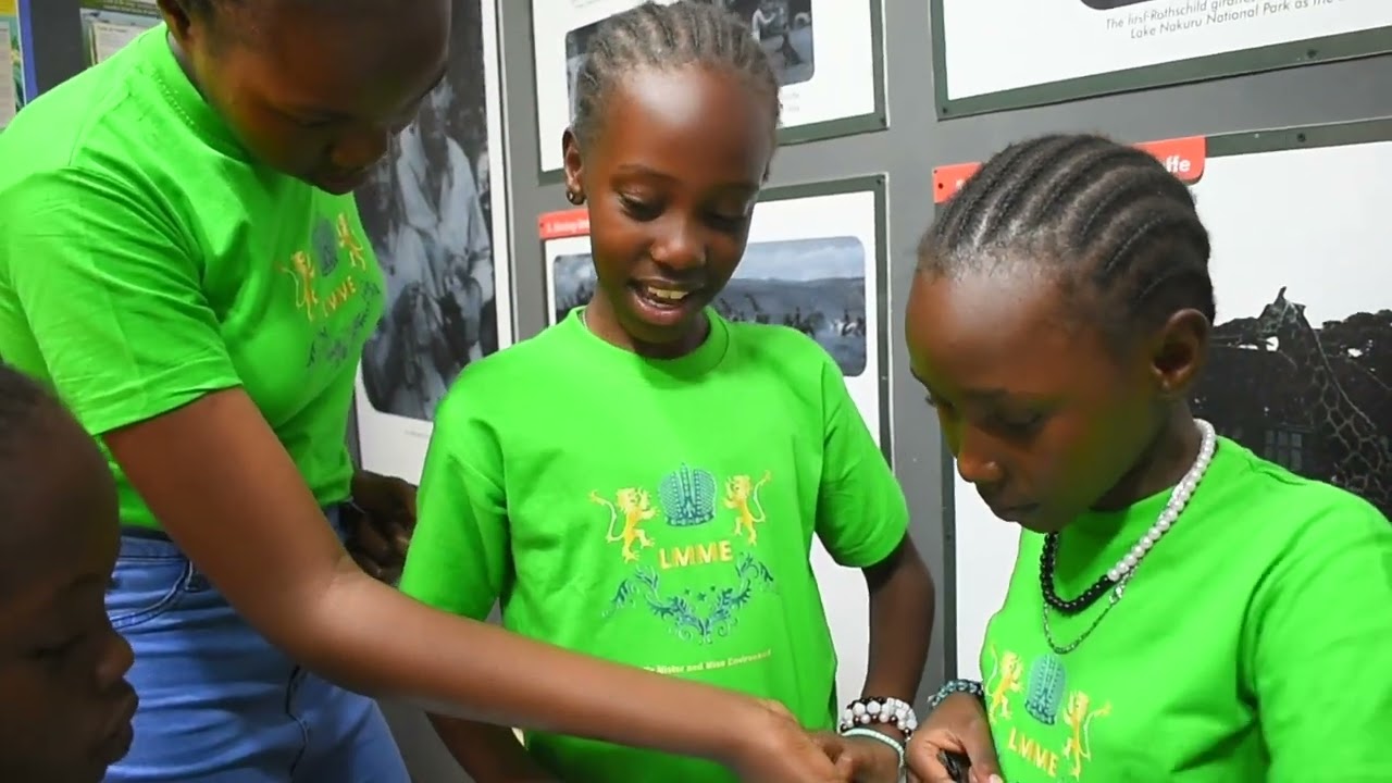 Exploring the Giraffe Center with Little Mr and Miss Environment Kenya 2025 Contestants