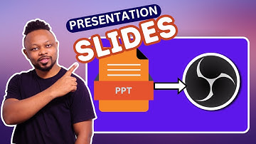 How to Run SLIDES in OBS for  Online Webinars and  Presentations