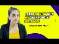 Improve your english by listening to my daily routine english sentences