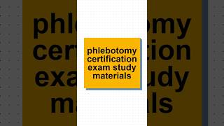 Phlebotomy Exam Cram Course: Ultimate Study Guide &amp; Practice Questions #orderofdraw #phlebotomist