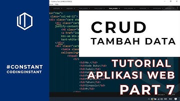 #PART7 APLIKASI BERBASIS WEB INPUT DATA CRUD PHP