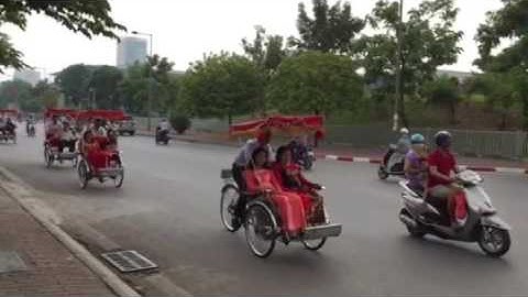Đám rước dâu Xích Lô,Hà Nội,Việt nam