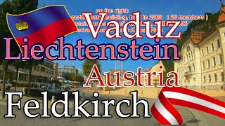 Liechtenstein: Vaduz to Feldkirch