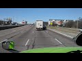 Driving a semi through dallas texas on interstate 453035