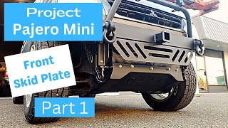 Pajero Mini Front Skid Plate Design and Build Pt 1 (of 2) by Balmer's Workshop 640 views 1 year ago 25 minutes