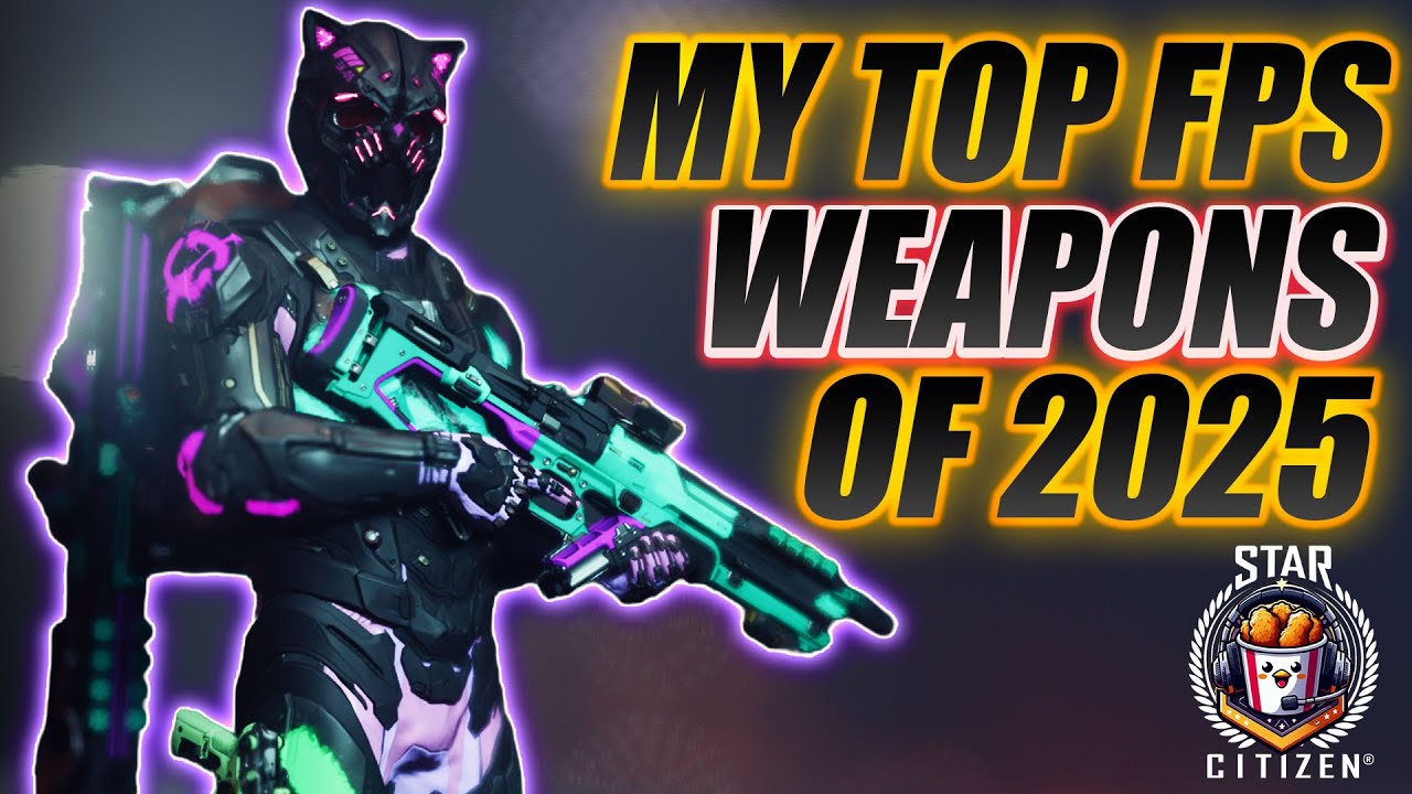 Мои любимые виды оружия в Star Citizen 2025 (4.5)