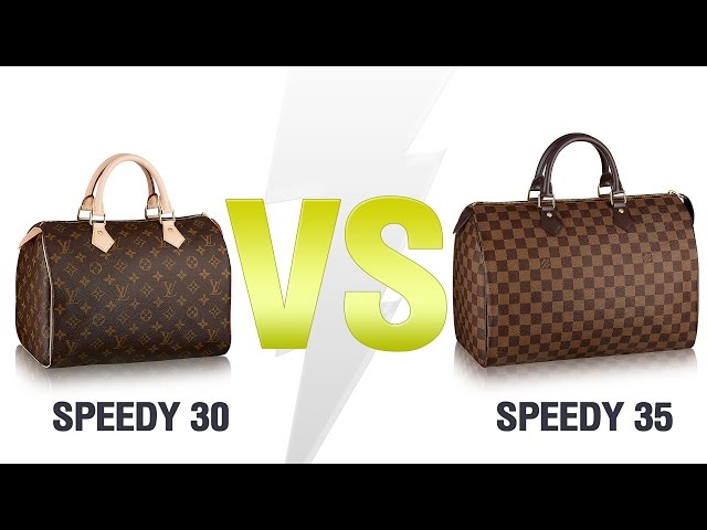 LV Speedy B 35 Monogram vs Damier Ebene // Preloved vs New (Which One Would  You Choose?) 🤔 