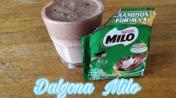 How To Make Dalgona Milo without Whipped Cream