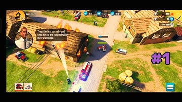 EMERGENCY HQ rescue strategy mobile gameplay part 1