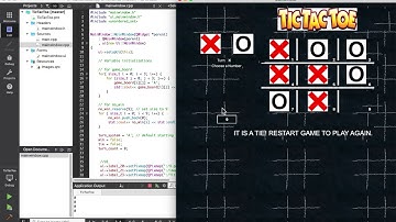 3x3 TicTacToe Game on Qt (C++)