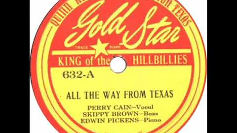 Perry Cain All The Way From Texas (1948)