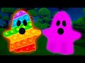 Dois Fantasmas Coloridos na Floresta 🌈 Desenho Animado