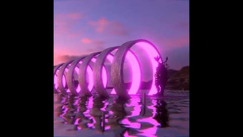 Pink rings bridge | oddly satisfying videos | Blender3.1