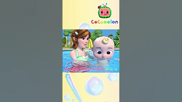 JJ Floats In The CoComelon Pool Moonbug Subtitles Shorts Subtitles Nurseryrhymes 