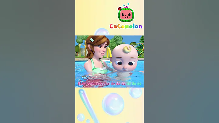 JJ floats in the CoComelon pool! 🏊‍♂️ | 🔤 Moonbug Subtitles 🔤| #shorts #subtitles #nurseryrhymes