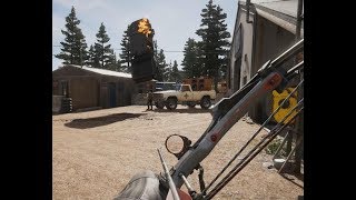Far Cry 5 - stealth kills (Explosive arrows from above & including ATV/JEEP C4 kill)