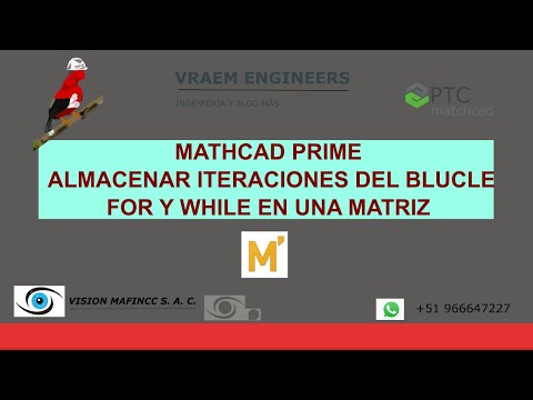 Vídeo: Com es crea una matriu a Mathcad?