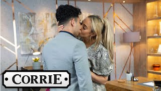 Aadi and Courtney Kiss | Coronation Street screenshot 5