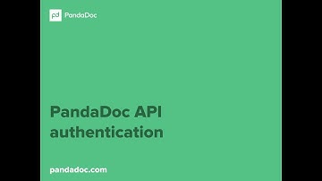 PandaDoc API authentication