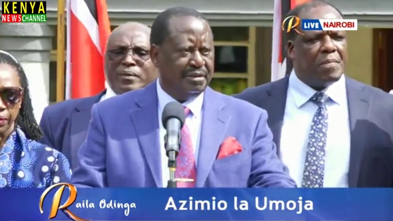 Azimio Raila R RAILA AZIMIO STATEMENT AFTER RUTO'S FINANCE BILL PASSED IN PARLIAMENT ...