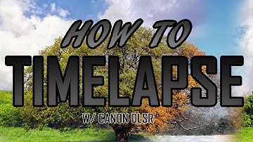 How to do a timelapse without a Intervalometer (Under 3 minutes)