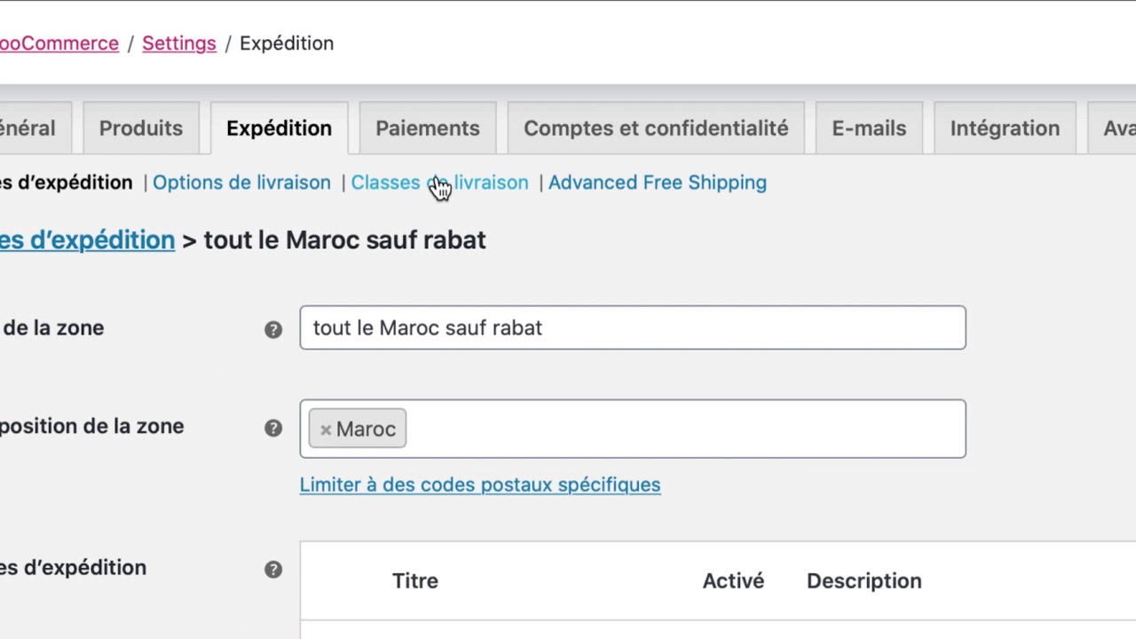 wordpress : woocommerce table rate shipping - YouTube