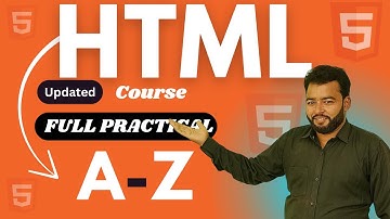 Complete HTML Tutorial for Beginners in Hindi / Urdu  |   HTML Full 1 Hour Course in  (2025)