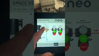 Using an HMI to talk through space heating within building automation. #automation #heating screenshot 3