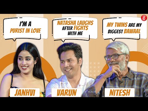 Janhvi Kapoor on Sridevi & Boney's love story; Varun Dhawan on shaadi with Natasha | Nitesh Tiwari