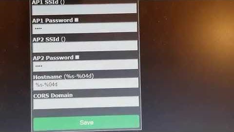 Part 4  Initial Tasmota setup screen
