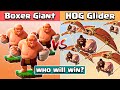 Boxer GIANT Vs HOG Glider Vs All Defense | Clash of Clans Gameplay
