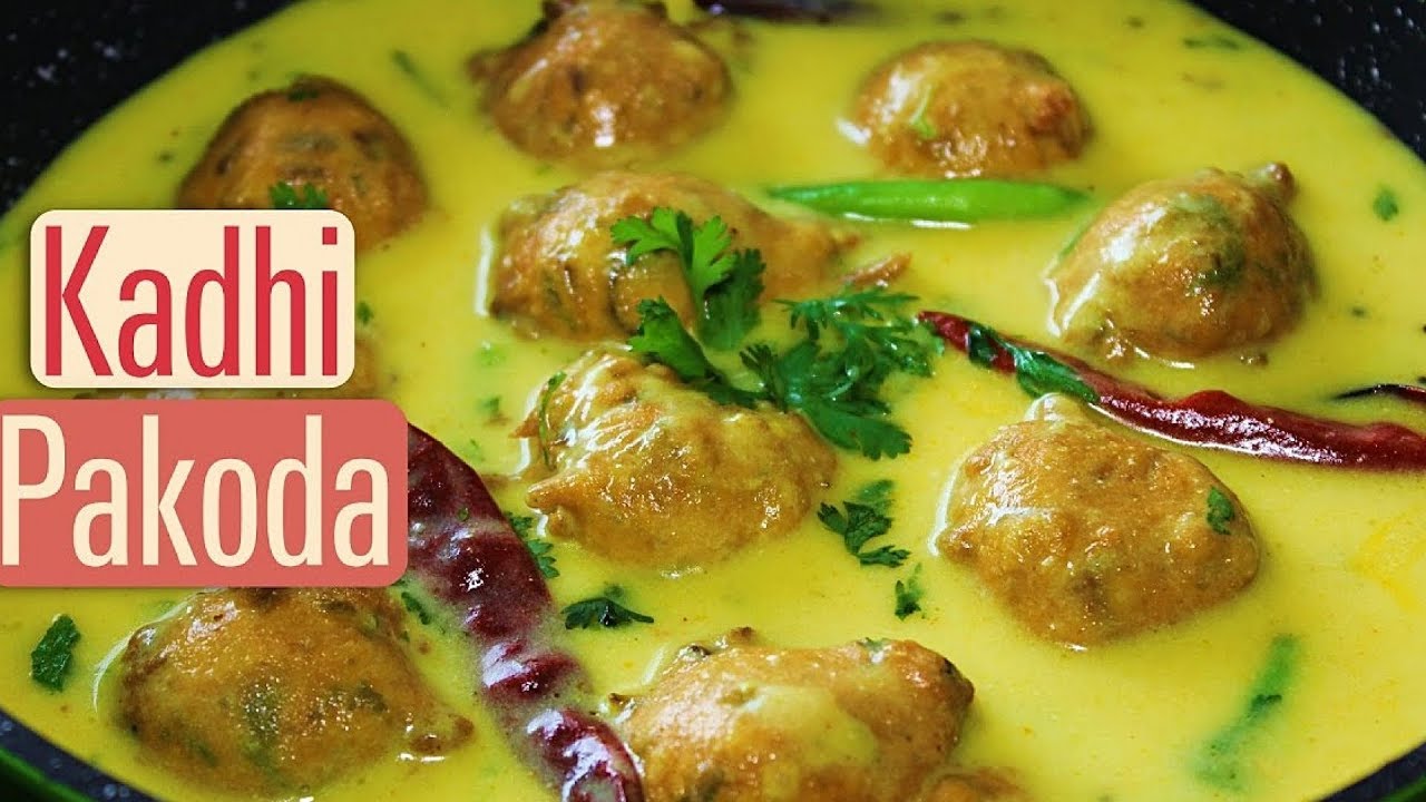 Punjabi Kadhi Pakora Recipe | Easy Besan Pakora Kadhi | Kanak