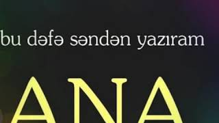 Canm Anam!!!Allah Bütun Analari Qorusun Amin.