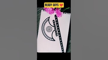 Easy Mandala Art #short #art #shortvideo