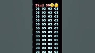 find number 30🧐🤔👆#trending #viral #funnyfacts #shortvideo #foryou #challenge