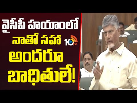 వైసీపీ హయాంలో నాతో సహా అందరూ బాధితులే! | CM Chandrababu Speech In AP Assembly | TDP Vs YCP | 10TV - 10TVNEWSTELUGU