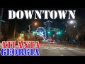 Atlanta - Georgia - 4K Downtown Night Drive