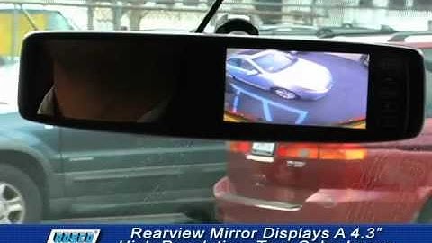Rosco Smart-Vision™ Rearview Backup Camera Systems Mirror/Monitor