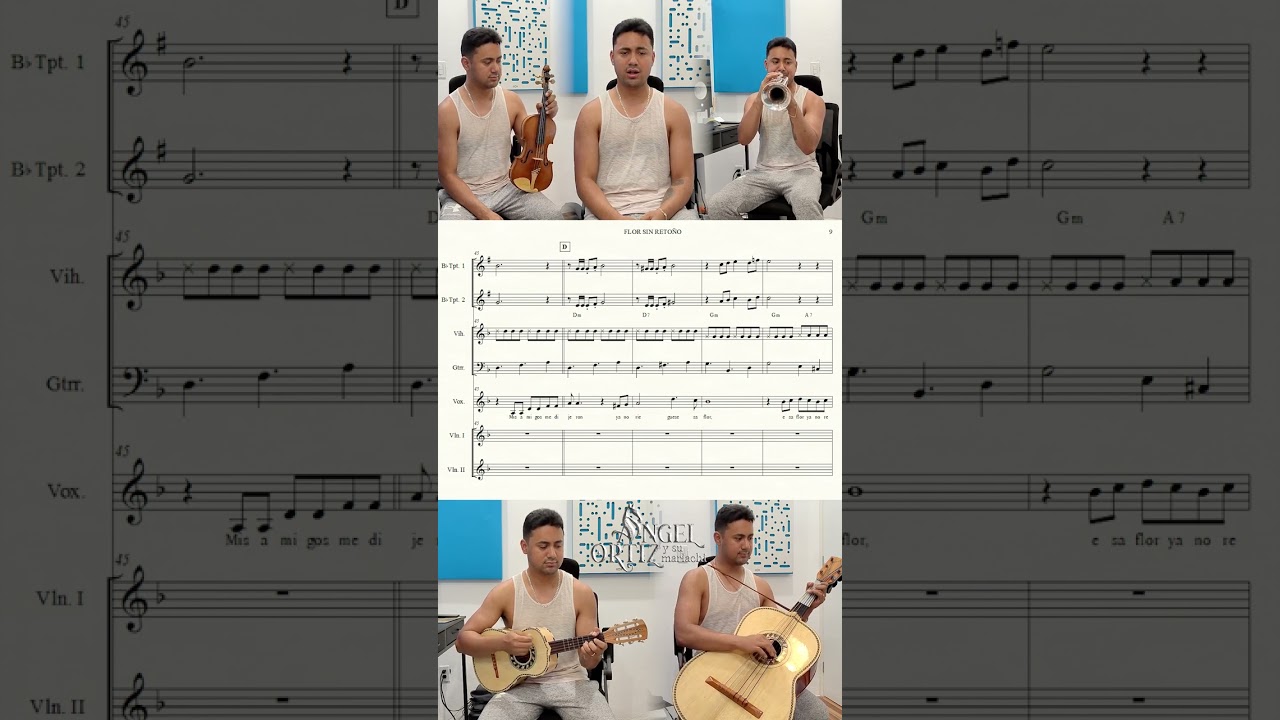 Flor sin retoño (partituras) - Angel Ortiz y su mariachi