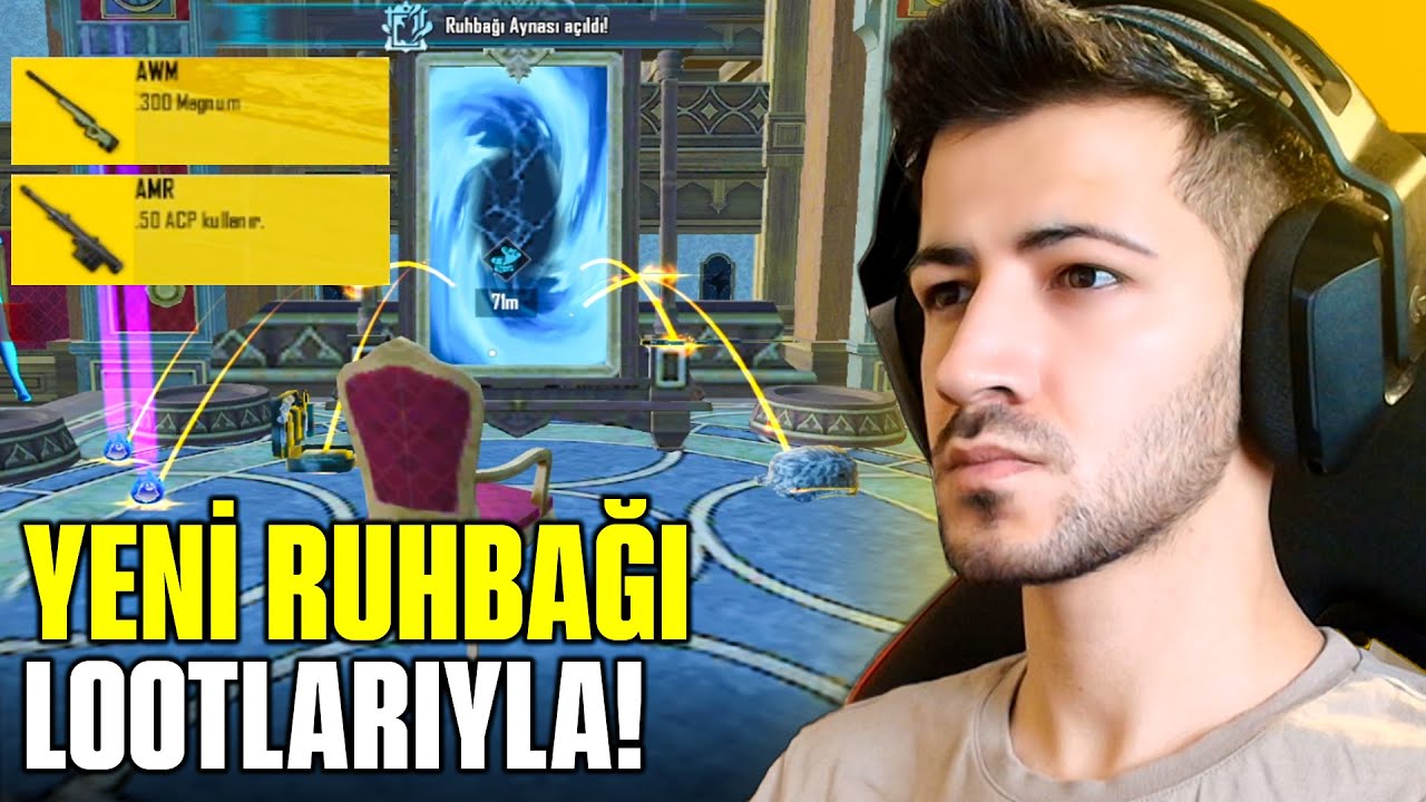YENİ GELEN RUHBAĞI LOOTLARIYLA WİN ALMAK?(AWM+AMR ÇIKTI) pubg mobile