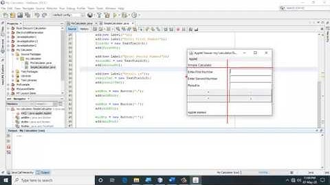Simple Applet Calculator