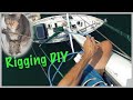 Diy back stay replacement w norseman fitting  mechanical terminals  pc sailing 7